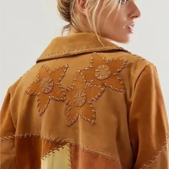 Free People Suede Button-Front Jacket - Picture 3 of 5